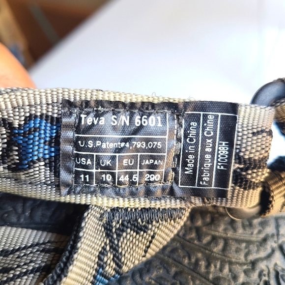 Teva Mens 6601 Hiking Slip On Sandals Terradactyl Performance Sandal Size 11 - Picture 10 of 10